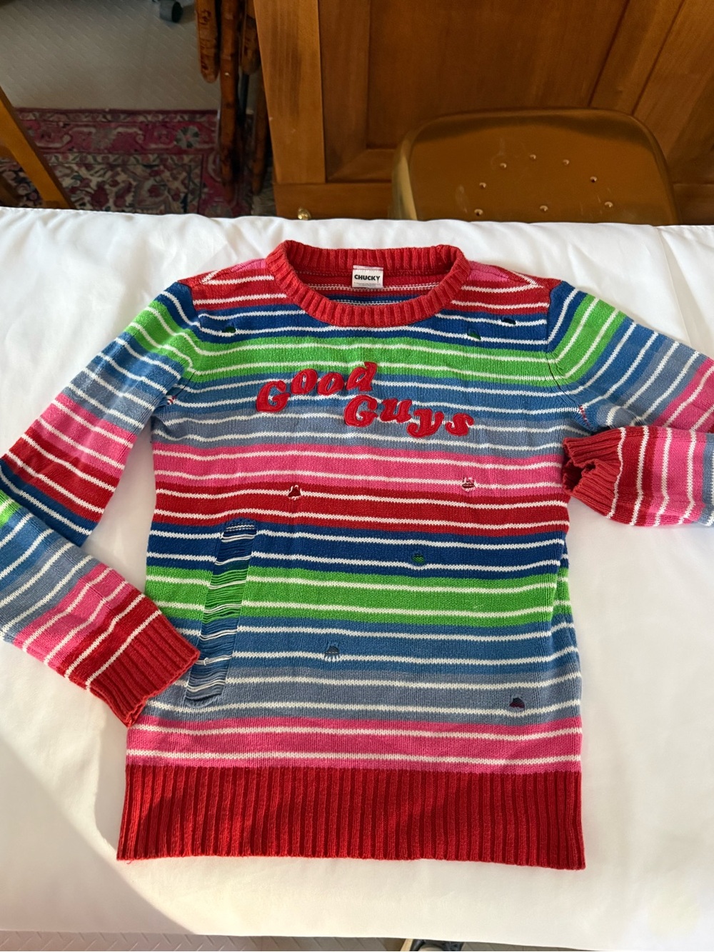Good Guys Striped Crewneck Sweater - Multicolor